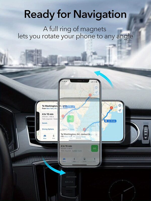 Magnetic Wireless Car Charger -- MotPoet