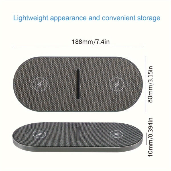 2-in-1 Wireless Charger Pad -- MotPoet