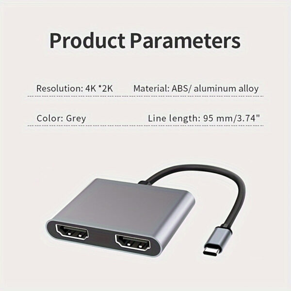 2-in-1 HDTV to Type-C Extension -- MotPoet