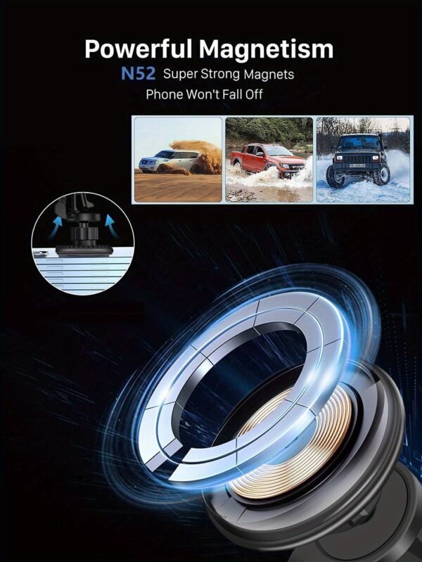 Magnetic Wireless Car Charger -- MotPoet