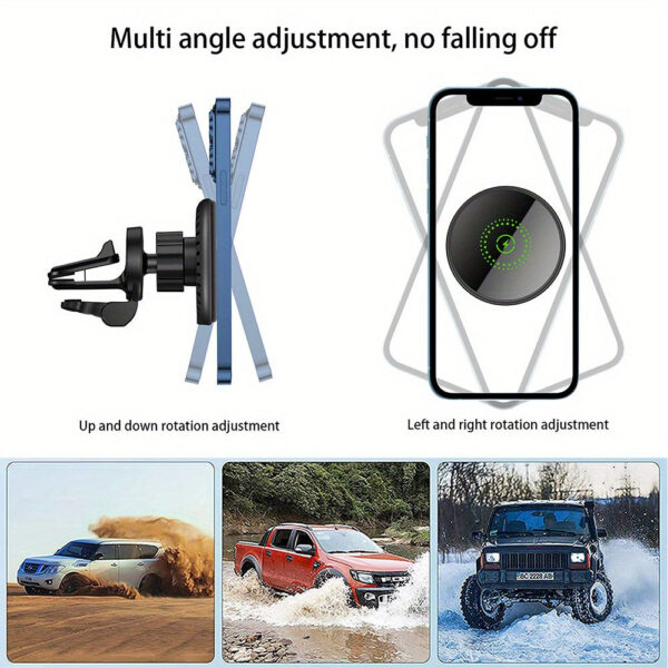 Magnetic Wireless Car Charger -- MotPoet